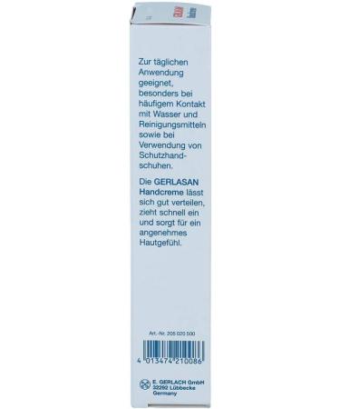 Gerlasan Hand Cream with Urea 75ml - Intensive Moisturizing Relief for Dry Skin | International Shipping Available - Buy Online on GoSupps.com