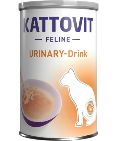 Kattovit Urinary Drink with Chicken | Pack of 6 | 6 x 135 ML | Complementary food for cats prone to recurrent struvite stones | May help increase fluid intake - Buy Online on GoSupps.com