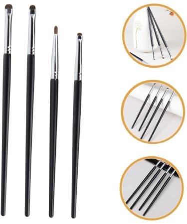 WOONEKY 4pcs Fine Precision Eyeliner Brush Eye Makeup Brush Eyeliner Brush - Buy Online on GoSupps.com