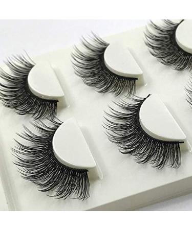 Desikixudy 3D-16 False Eyelashes Handmade 3D Eyelashes Soft And Comfortable Natural And Long Slim - Buy Online on GoSupps.com