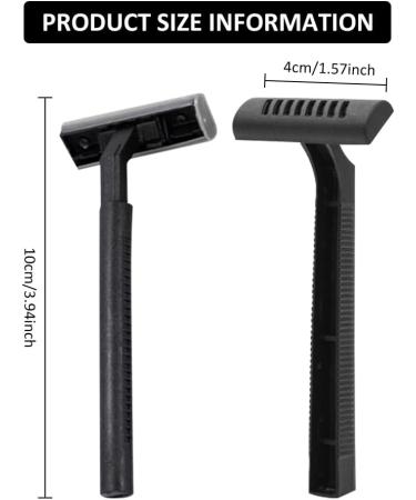 30 Disposable Razors - Safety Razor for Men | Single Razor Planes in Blue & Black | Buy Now - Buy Online on GoSupps.com
