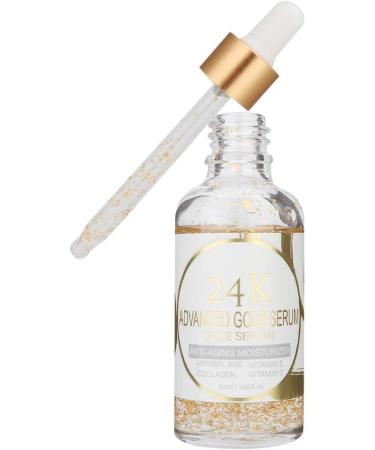 50ml 24k Gold Hydrating Serum Intensive Moisture Serum Vitamin C Anti Aging Serum for Skin Whitening Moisturizing - Buy Online on GoSupps.com