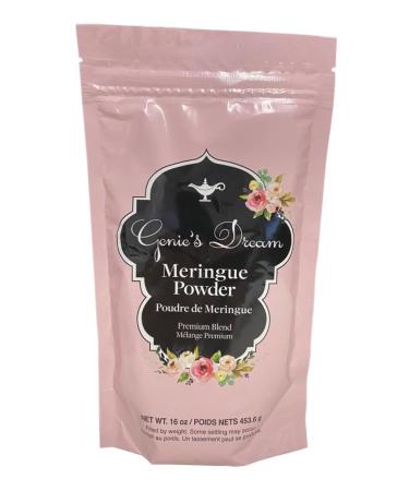 Genie's Dream Premium Meringue Powder, 16oz (1lb) pouch - Buy Online on GoSupps.com