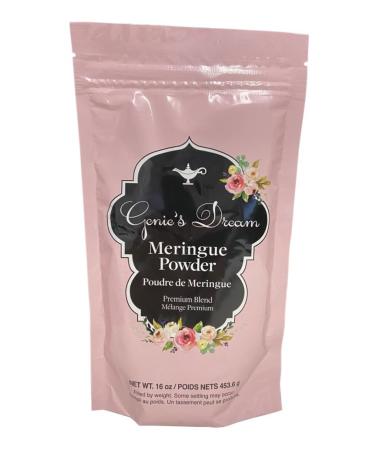 Genie's Dream Premium Meringue Powder, 16oz (1lb) pouch