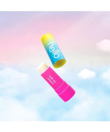 Hello Moisturizing Vegan Lip Balm - Unicorn | Beeswax Free | Petrolatum Free | Parabens Free | 0.15 oz - 1 Pack - Buy Online on GoSupps.com