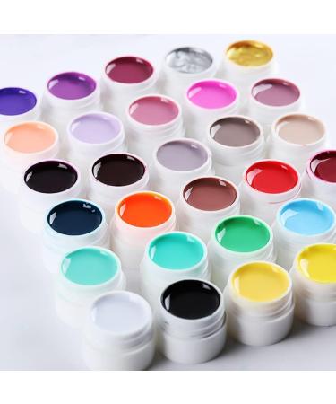 Nails Gel Set 12 Color Nail Painting Gel Nail Art Accessories DIY Professional Nail Paint Color Gel Polish Nail Art (Black) - Buy Online on GoSupps.com