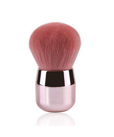 Foundation Brush,Daubigny Large Pink Powder Brush Flat Arched Premium Durable Kabuki Makeup Brush Perfect For Blending Liquid,Cream and Flawless Powder,Buffing, Blending,Concealer