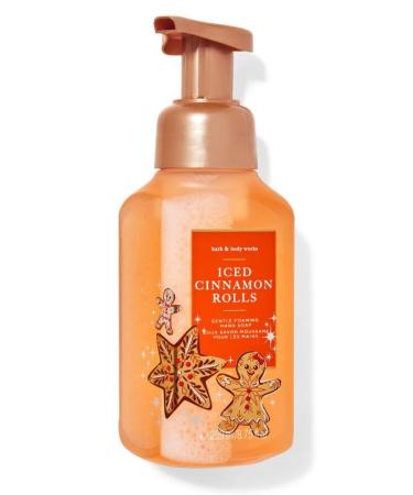 Bath Body Iced Cinnamon Rolls Gentle Foaming Hand Soap - 8.75 Fl Oz - Scented with Natural Essential Oils