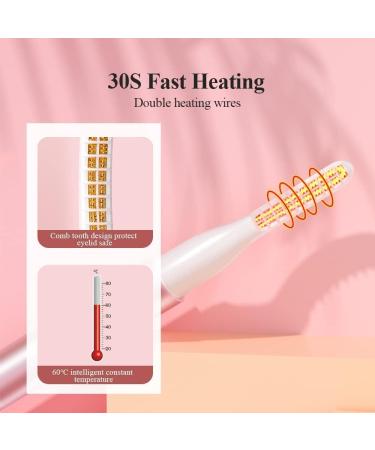 TOUCHBeauty Heated Electric Eyelash Curler with Temperature Sensor - Quick Heat Styling Tool in Pink - Buy Online on GoSupps.com