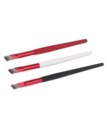 Angled Eyebrow Brush Set - 3 Professional Makeup Tools for Precise Brow Application - Shop Internationally - Buy Online on GoSupps.com