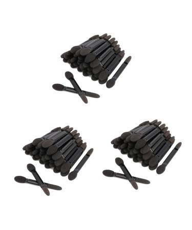 FOMIYES 150 Pcs Eyeshadow Sponge Eye Shadow Stick Eye Shadow Applicator Makeup Brush Major Lipstick Miss Size 2x3pcs Blackx3pcs