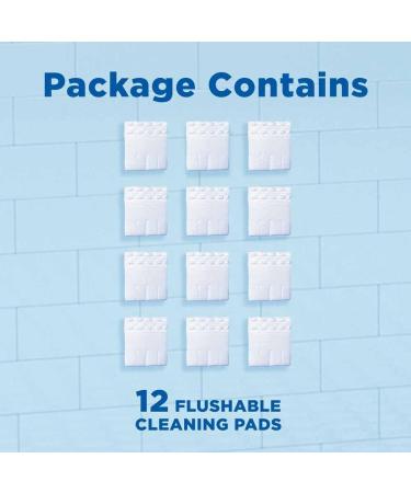 4X Duck Fresh Brush Refills (4 Packs 48 Flushable Cleaning Pads)-Biodegradable- Duck Toilet Bowl Cleaner- with Microfibre Cleaning Cloth 4X Duck Brush Refill + Microfibre Cloth - Buy Online on GoSupps.com