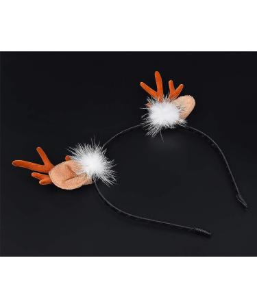 Deer Antler Headband - Festive Reindeer Fawn Horn Hair Accessory for Christmas - Buy Online on GoSupps.com