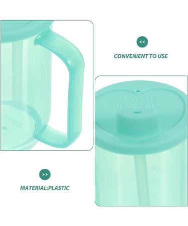 Adult Dysphagia Drinking Cup No-Spill Sippy Cup with Dual Handles Choking-Proof Cup for Limited Mobility and Handicap Spill-Proof Cup with Lid for Adults - Buy Online on GoSupps.com