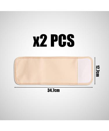 2-Part Castor Oil Foot Packing Set | Reusable Adjustable Foot & Neck Pads | Unisex International Shipping - Buy Online on GoSupps.com