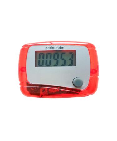 LEAQU Mini Digital LCD Pedometer for Walking Clip On Portable Step Counter for Steps and Miles Calories Men Women Kids Sports Running Random Color