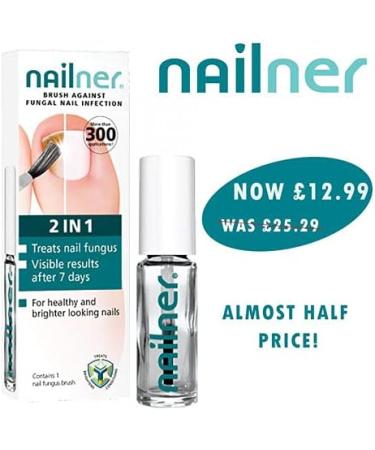 Nailner Fungal Nail Infection 2 in 1 Brush 5ml - Fast & Effective Treatment - Buy Online on GoSupps.com