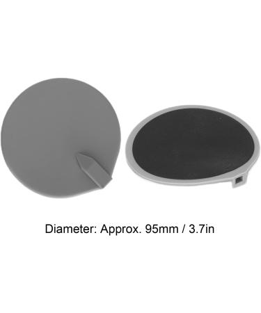 2pcs Reusable Electrode Pads for Electrical Stimulation - Round Soft Silicone Physiotherapy Accessories - Buy Online on GoSupps.com