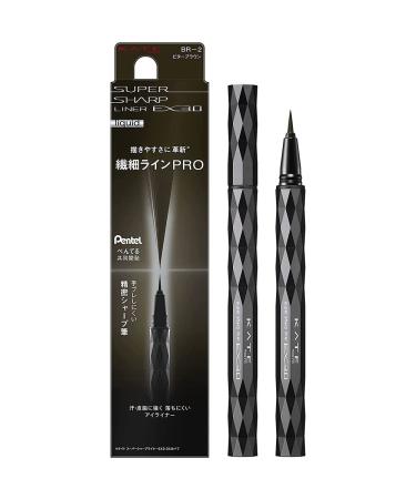 Kanebo Kate New Super Sharp Liner EX Liquid Eyeliner - BR-2 (Green Tea Set)