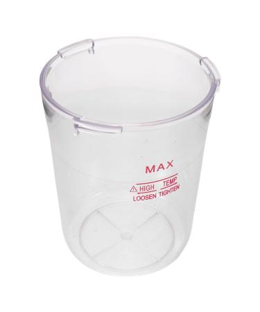 HEALLILY R servoir D'eau Transparent de 260 Ml R sistant la Chaleur pour Vaporisateur Facial Professionnel Remplacement pour Coupelle Vapeur Compatible Soins du Visage en Salon Domicile