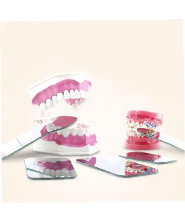 Canjerusof Dental Intraoral Mirror Set - 5pcs Mouth Photography Speculum & Inspection Mirror for Ultimate Dental Care - Buy Online on GoSupps.com