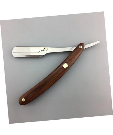 Buy Magiclulu Men's Foldable Razor Double Edge Hair Cutter & Shaving Tool Premium Wooden Straight Razor for a Perfect Shave - Buy Online on GoSupps.com