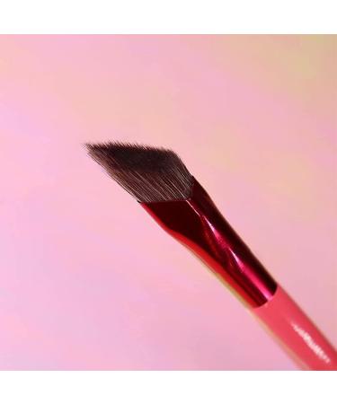 2-Piece Professional Eyebrow and Eyeliner Brush Set - Premium Angled Brushes for Brow Contouring and Precision Eye Makeup - Buy Online on GoSupps.com