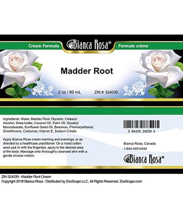 Bianca Rosa Madder Root Cream (2 oz ZIN: 524039) - 2 Pack - Buy Online on GoSupps.com