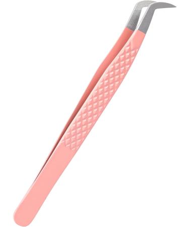 Lash Extension Nano Fiber Tip Tweezers - Professional Precision Pink Tweezers for Volume Lash Supplies - Buy Online on GoSupps.com
