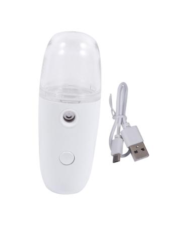 Housoutil 1 Set Spray Hydrating Apparatus Pore Cleaner Lash Cleaner Facial Mister Mist Cleaner Handy Mist Sprayer Portable Humidifiers Travel Mini Carburetor White Plastic 11.2x4.2cm White