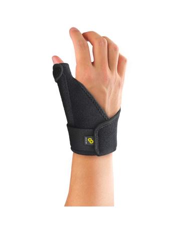 Bracoo TP30 thumb bandage for the left and right thumb |Stable thumb orthosis for women and men - stabilizes the thumb - black (1 piece) (black -tp30)