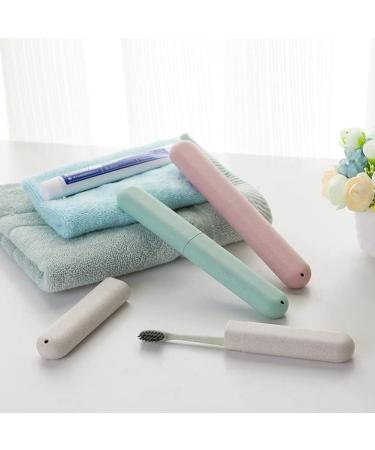 Travel Toothbrush Case - Portable Toothbrush Head Cover for Camping & Business Trips | 4pcs Storage Solution - Ideal for Holidays - Dry Bag/2362 - Buy Online on GoSupps.com