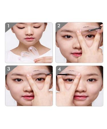 24 Handy Eyebrow Stencils - Perfect for Home School Work & On-the-Go | International Shipping Available - Buy Online on GoSupps.com