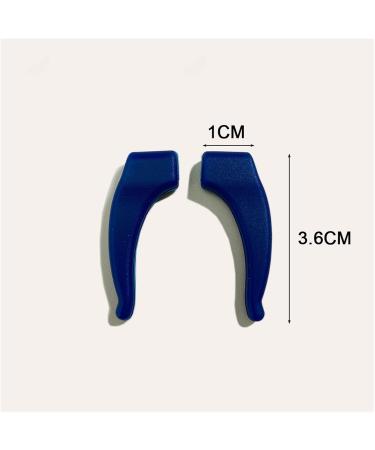 Willwa Anti-Slip Silicone Glasses Ear Hooks | Round Handles for Sports | Soft Grip | Blue (1cm x 3.6cm) - Buy Online on GoSupps.com
