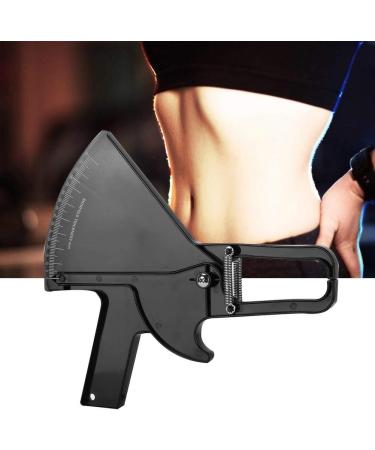 Body Fat Caliper with Clear Scale Body Measurement Tape Fat Caliper Measuring Tool for Monitoring Fitness and Weight Loss Goals Black - Buy Online on GoSupps.com