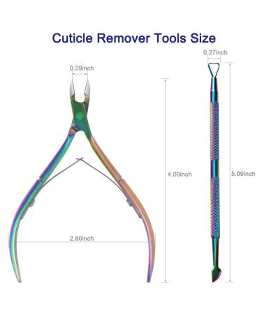 Pingispower Cuticle Trimmer and Pusher Set - Professional 3PCS Cuticle Cutter, Nippers, and Remover Tool Kit for Nail Care - Buy Online on GoSupps.com