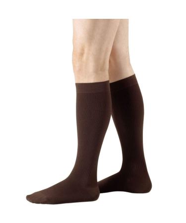 Juzo Adventure AD CCL2 compression stockings with dimpled edge III cocoa