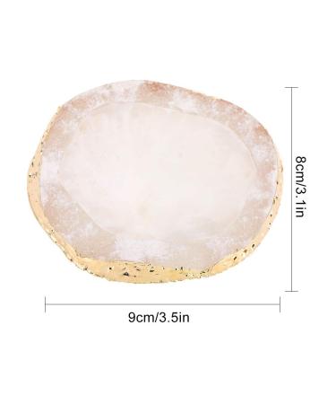 Professional Manicure Indicator Panel - Harz Beautiful Nail Art Palette 3.5 x 3.1 inches Easy to Clean Ideal for Displaying Finished Nail Art - White - Buy Online on GoSupps.com