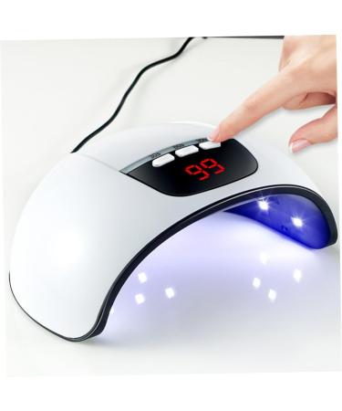 Healeved 2pcs Nail Lamp Nail Art Equipment Uv Nail Dryer Led Nail Curing Gel Led Dryer Nail Dryer Machine Gel Nail Led Gel Lamp Nail Gel Professional Nail Art Tools Timer White Intelligent - Buy Online on GoSupps.com