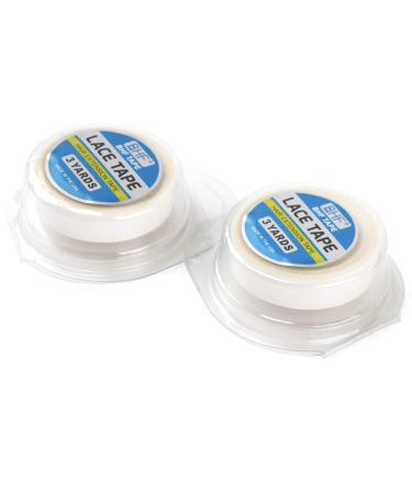 Strong Adhesive Lace Front Wig Tape - 1.27cm x 3 Yards Double-Sided Waterproof Invisible - 2 Rolls for Wigs & Hair Extensions - Pack of 1 - Buy Online on GoSupps.com