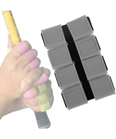 Buy Golf Finger Sleeves Cots - Silicone Finger Protectors for Arthritis Sports Pain Relief | Non-Slip Support for Golf Basketball Rugby (Grey - Buy Online on GoSupps.com