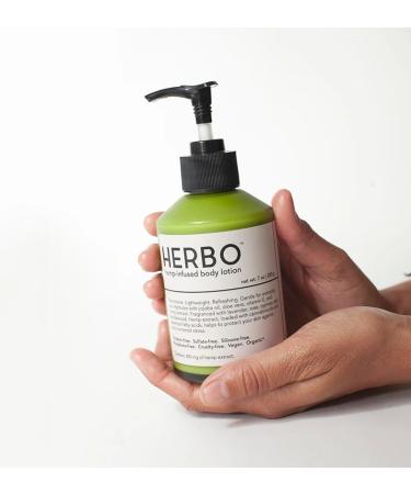 Herbo Hemp Body Lotion with Coconut Oil - Organic Moisturizer for All Skin Types | Cruelty-Free & Paraben-Free Body Cream - 7 oz - Buy Online on GoSupps.com