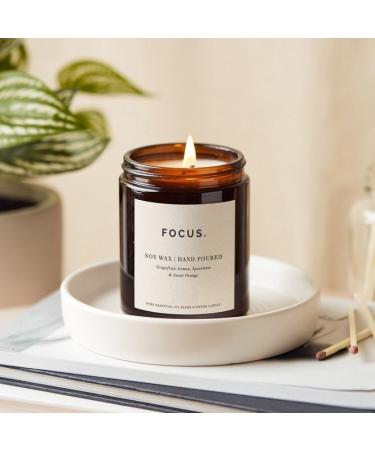 Generic Aromatherapy Candles Sleep De-stress Happiness Focus Energy Boosting Toxin Free Essential Oil Blend Fragrant candles Cream