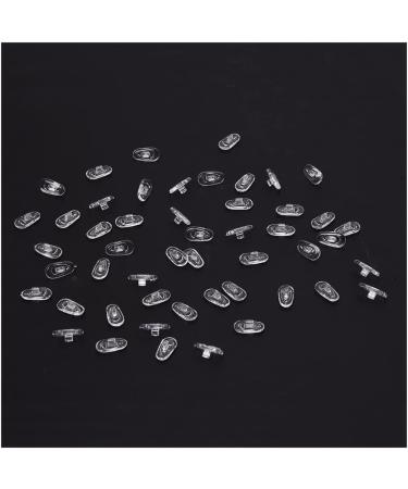 Oikabio 100 Pairs Silicone Nose Pads Oval Press-On for Improved Comfort | International Shipping Available - Buy Online on GoSupps.com