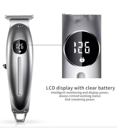 Professional Hair Clippers for Men - Rechargeable Metal Trimmer & Beard Clipper Set for Precision Grooming - Buy Online on GoSupps.com