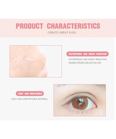 Buy Plabbdpl 600 Pieces Invisible Eyelid Tape - Waterproof Double Loophole Lifting Strips in Skin Color | International Shipping Available - Buy Online on GoSupps.com