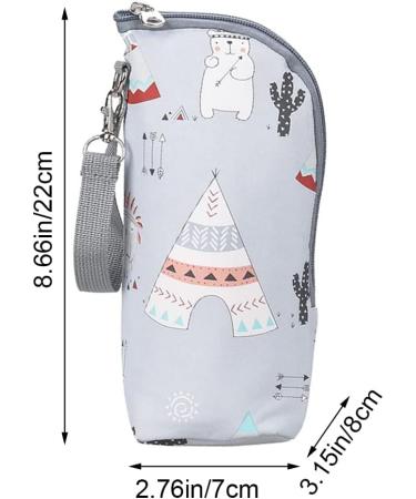 JeeGoWooss Insulated Bottle Bag - Waterproof & Wear Resistant Thermal Tote for Newborn Baby Feeding - Buy Online on GoSupps.com