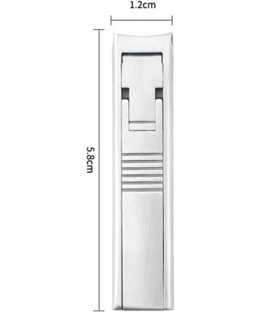 SVAASA Nail Clippers Ultra Thin Nail Clippers Foldable Stainless Steel Hand Toe Nail Cutters Trimmer Portable Manicure Clippers with Rubbing Sheet - Buy Online on GoSupps.com