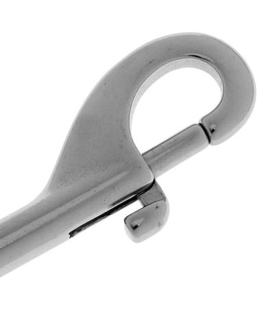 YiMusic 2 Pieces Heavy Duty 316 Stainless Steel Swivel Shackle Bolt Snap Hook Suit for Outdoor Camping Fishing Water Sports Accessories - Buy Online on GoSupps.com