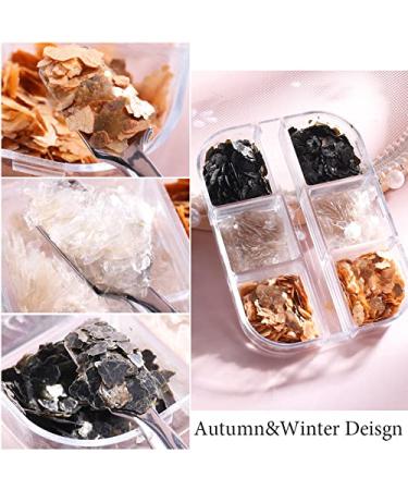 Buy Irregular Mica Flakes Nail Glitter Sequins | Marble Nail Sticker for DIY Manicure - International Shipping Available - Buy Online on GoSupps.com
